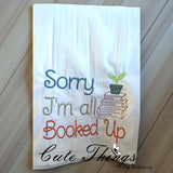 Sorry I'm All Booked Up