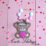 Cute Cow With Heart ITH