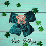 Cute Cow With Clover ITH