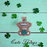 Cute Cow With Clover ITH