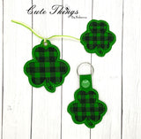 Plaid Shamrock ITH