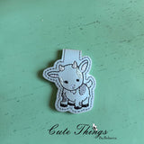 Multi Colored Cute Goat Magnet Bookmark