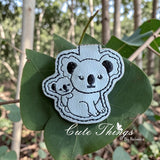 Mom and Baby Koala Magnet Bookmark