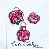 Best Mom/Mum Heart ITH