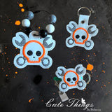 Skull With Wrenches ITH