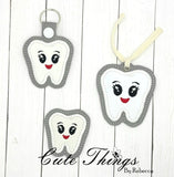 Cute Applique Tooth ITH