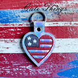 Stars and Stripes Heart ITH