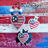 Stars and Stripes Heart ITH