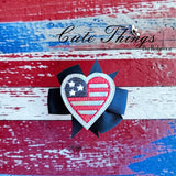 Stars and Stripes Heart ITH