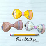 Cute Pencil Hair Bow ITH