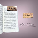 Blank Rectangle for Names Magnet Bookmark