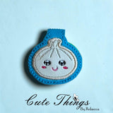 Applique Cute Dumpling Magnet Bookmark