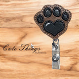 Paw With Heart Applique ITH