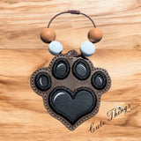 Paw With Heart Applique ITH