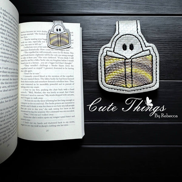 Ghost Reading Magnet Bookmark