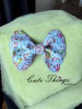 Flower Scrunch Bow ITH