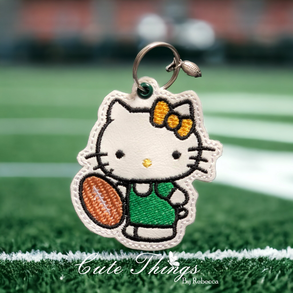 HKitty Football Bookmark/Ornament