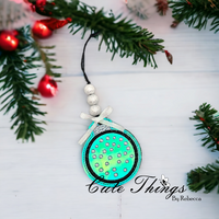 Circle with dots Applique Ornament