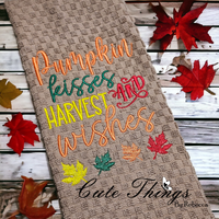 Pumpkin Kisses and Harvest Wishes