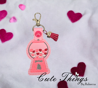 Bubblegum Machine Hearts Snap Tab