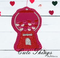 Bubblegum Machine Hearts Mini/Feltie