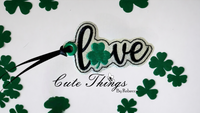 Love With A Shamrock Bookmark/Ornament