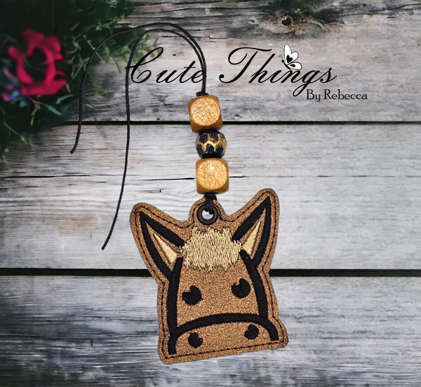 Peeking Donkey Bookmark/Ornament