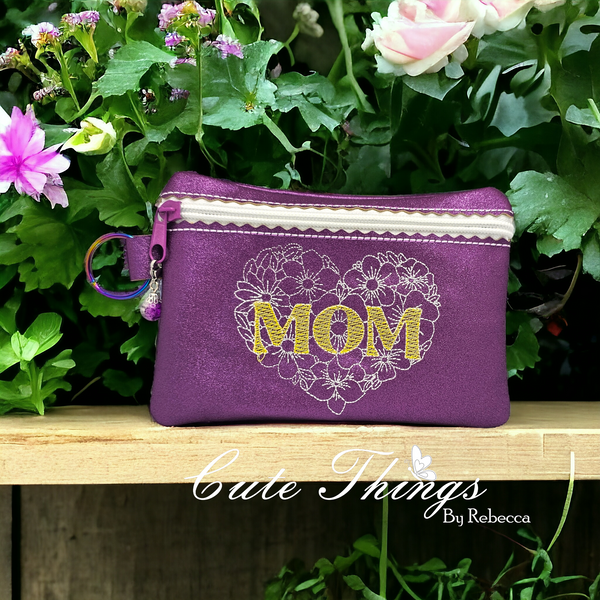 Mom with Flower Bag