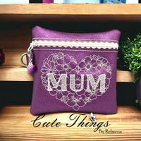 Mom with Flower Bag