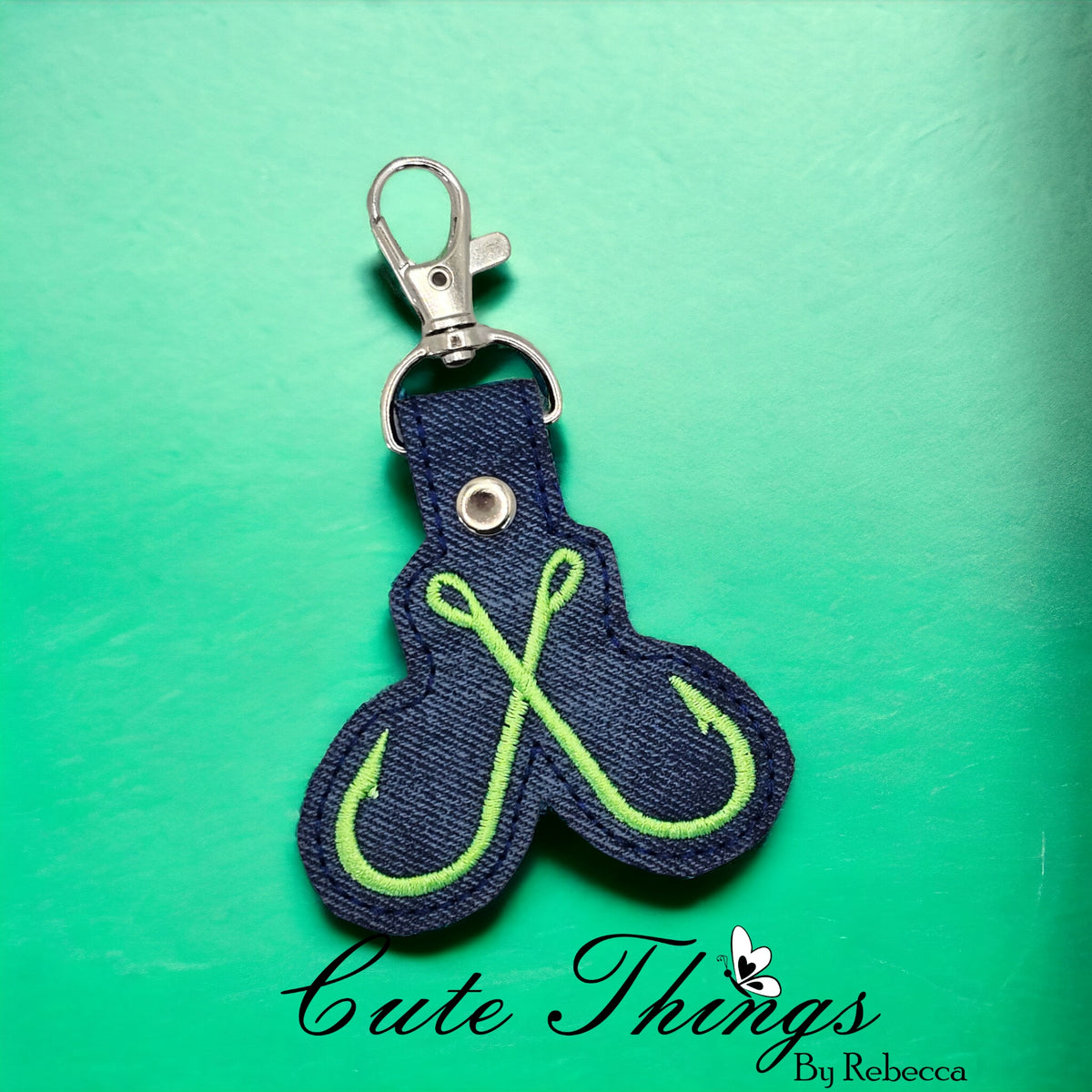 Fishing Hooks Snap Tab – Cute Things By Rebecca Embroidery