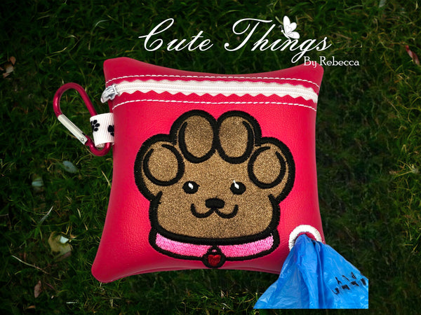 Paw Face Poo Bag Holder