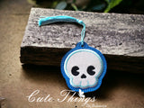 Applique Skull Bookmark/Ornament