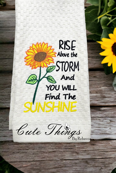 Rise Above The Storm and You will Find The Sunshine