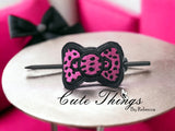 HK Bow Applique  Hair Cover