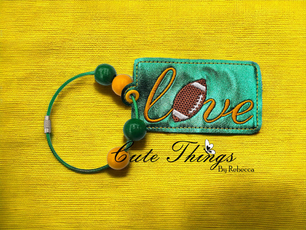 Football Love Bookmark/Ornament