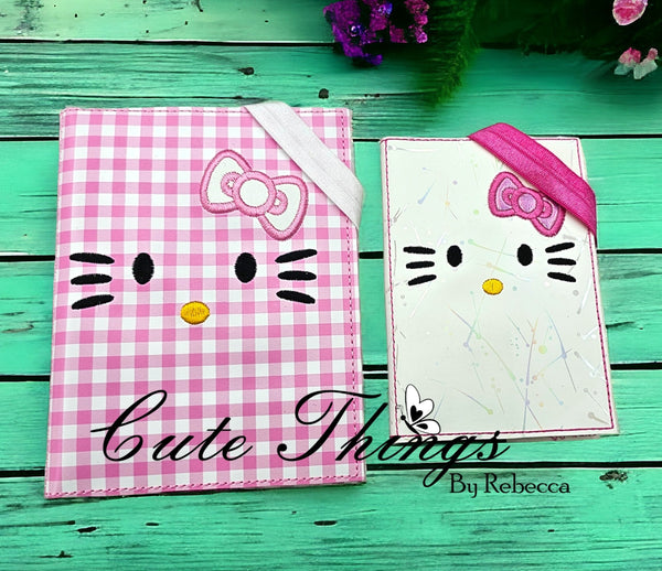 HK Applique Bow Notebook Cover