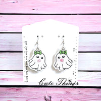 Bubblegum Ghost Earrings