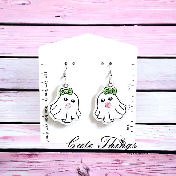 Bubblegum Ghost Earrings