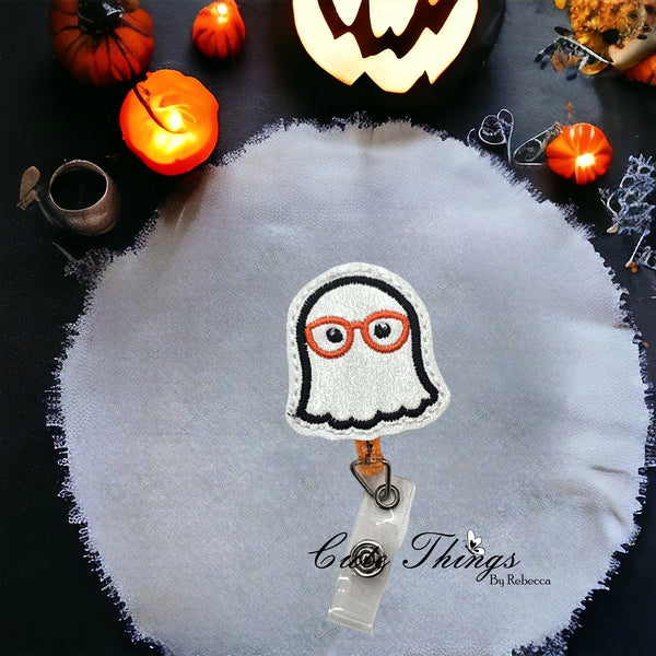 Ghost with Glasses Mini/Feltie