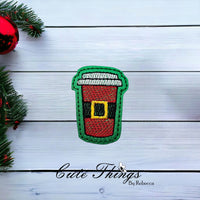 Santa Coffee Cup