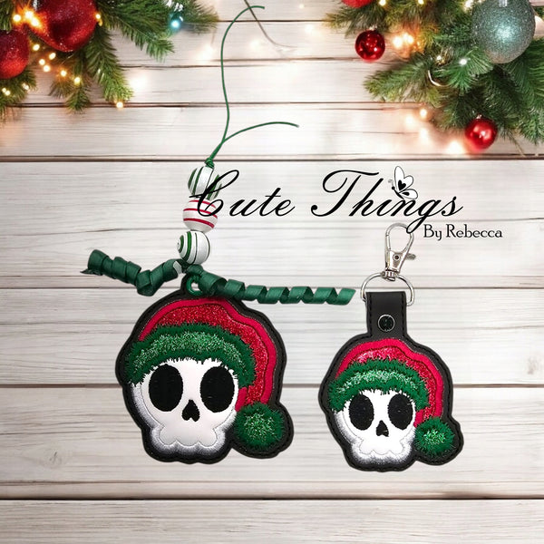 Santa Skull Applique ITH