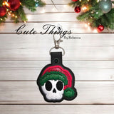 Santa Skull Applique ITH