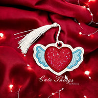 Heart With Wings Applique ITH