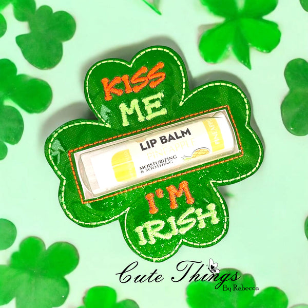 Kiss Me I'm Irish Money/Lip Balm Card