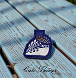 Cruise Ship Magnet Bookmark