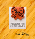 Basketball Bow Magnet Bookmark