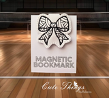 Volleyball Bow Magnet Bookmark