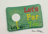 Golf Bundle Mug Rug DIGITAL Embroidery File 5x7, 6x10