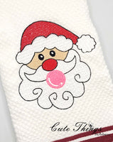 Bubblegum Santa DIGITAL Embroidery File, 4 sizes