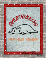 Overthinking and Hungry DIGITAL Embroidery File,  4 sizes